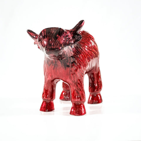 Brushed Red Highland Cow XL 14 cm (Trade min 2 / Retail min 1)
