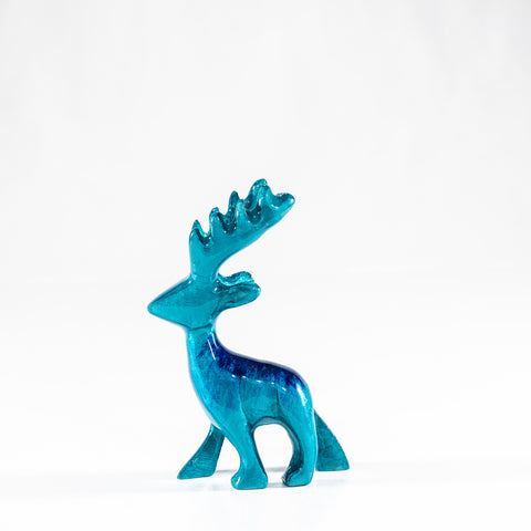 Brushed Aqua Stag Medium 11 cm (Trade min 4 / Retail min 1)