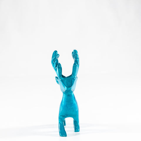 Brushed Aqua Stag Medium 11 cm (Trade min 4 / Retail min 1)