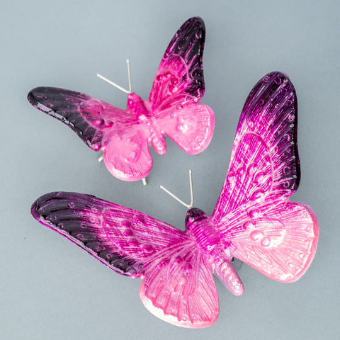 Brushed Pink Butterfly Small (Trade min 4 / Retail min 1)