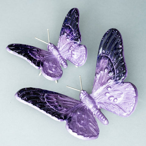 Brushed Purple Butterfly Large (Trade min 4 / Retail min 1)