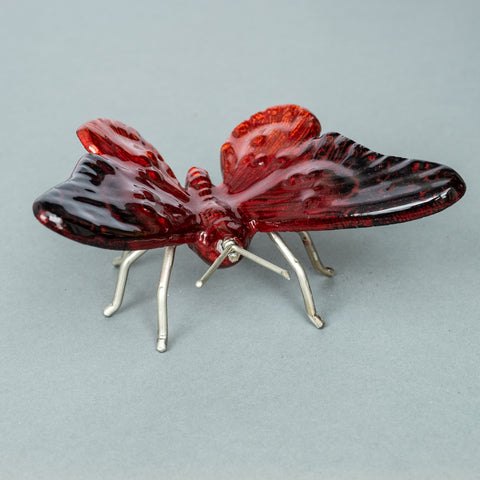Brushed Red Butterfly Small (Trade min 4 / Retail min 1)