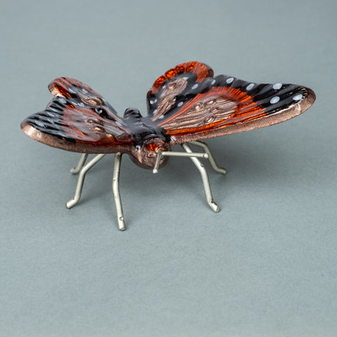 Orange & Black Pattern Butterfly Small (Trade min 4 / Retail min 1)