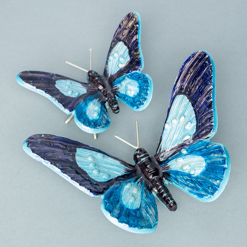 Blue Pattern Butterfly Large (Trade min 4 / Retail min 1)