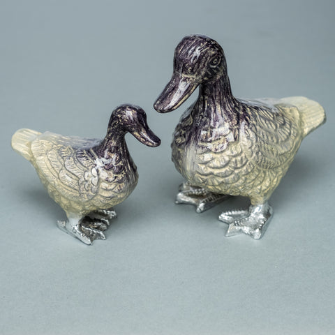 Brushed Silver Duck  Small (Trade min 4 / Retail min 1)