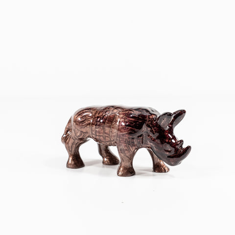 Brushed Brown Rhino Medium 12 cm (Trade min 4 / Retail min 1)