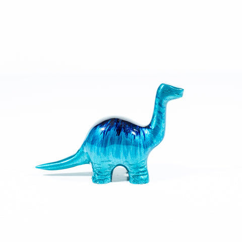 Brushed Aqua Nessie Dinosaur Medium 10 cm (Trade min 4 / Retail min 1)