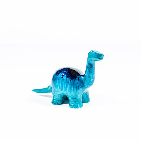 Brushed Aqua Nessie Dinosaur Medium 10 cm (Trade min 4 / Retail min 1)
