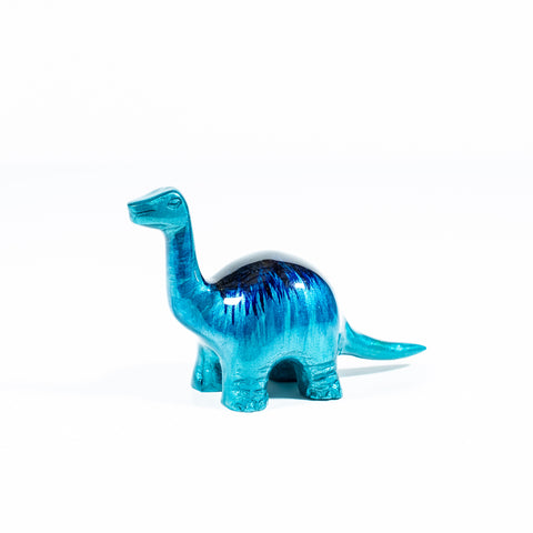 Brushed Aqua Nessie Dinosaur Medium 10 cm (Trade min 4 / Retail min 1)