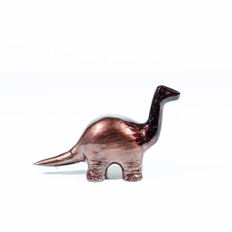 Brushed Brown Nessie Dinosaur Medium 10 cm (Trade min 4 / Retail min 1)