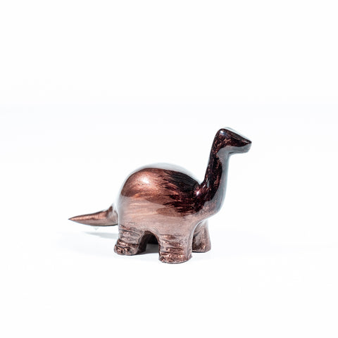 Brushed Brown Nessie Dinosaur Medium 10 cm (Trade min 4 / Retail min 1)