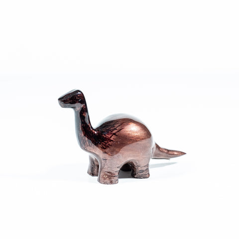 Brushed Brown Nessie Dinosaur Medium 10 cm (Trade min 4 / Retail min 1)