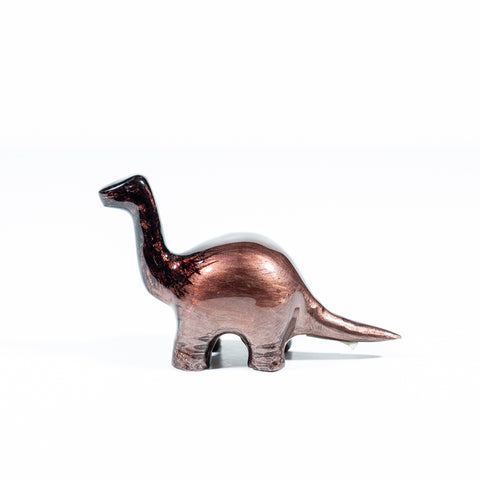 Brushed Brown Nessie Dinosaur Medium 10 cm (Trade min 4 / Retail min 1)