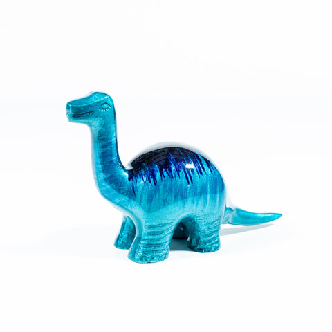 Brushed Aqua Nessie Dinosaur Large 13 cm (Trade min 4 / Retail min 1)