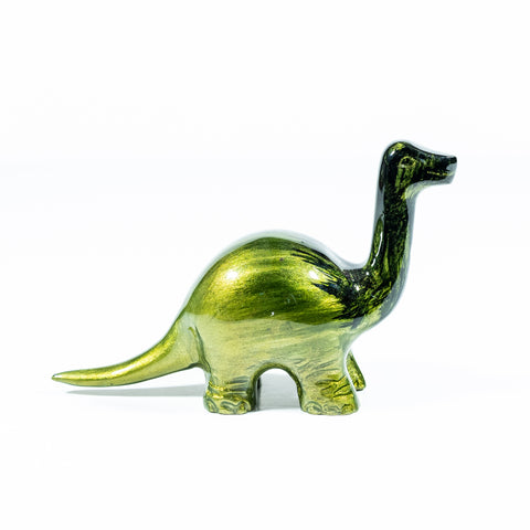 Brushed Lime Nessie Dinosaur Large 13 cm (Trade min 4 / Retail min 1)