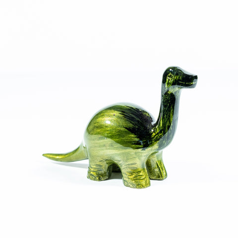 Brushed Lime Nessie Dinosaur Large 13 cm (Trade min 4 / Retail min 1)