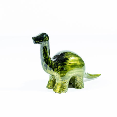 Brushed Lime Nessie Dinosaur Large 13 cm (Trade min 4 / Retail min 1)