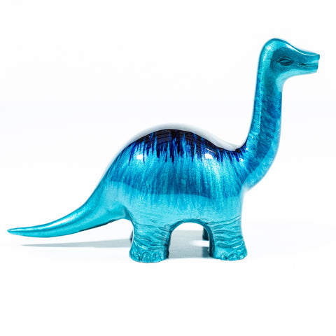 Brushed Aqua Nessie Dinosaur XL 16 cm (Trade min 4 / Retail min 1)