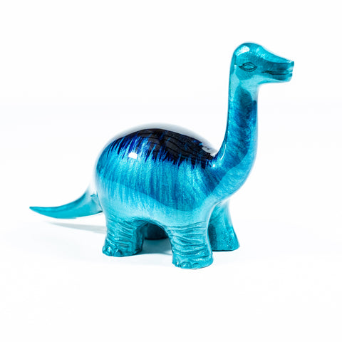 Brushed Aqua Nessie Dinosaur XL 16 cm (Trade min 4 / Retail min 1)