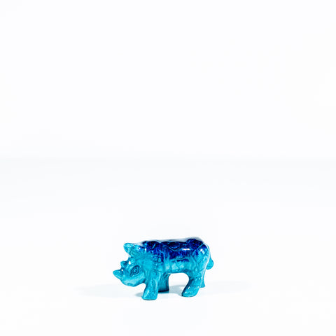 Brushed Aqua Rhino Small 6 cm (Trade min 4 / Retail min 1)