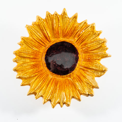 Yellow & Brown Sunflower 10 cm (Trade min 4 / Retail min 1)