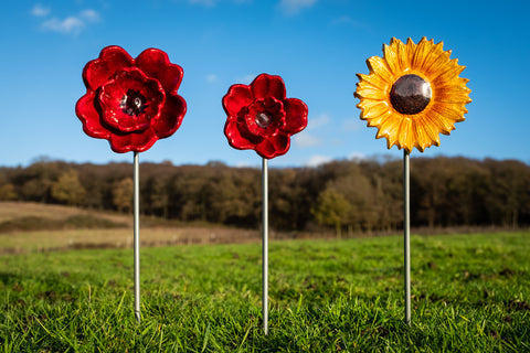 Red Poppy Small 7 cm (Trade min 4 / Retail min 1)