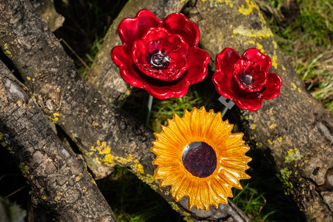 Red Poppy Large 10 cm (Trade min 4 / Retail min 1)