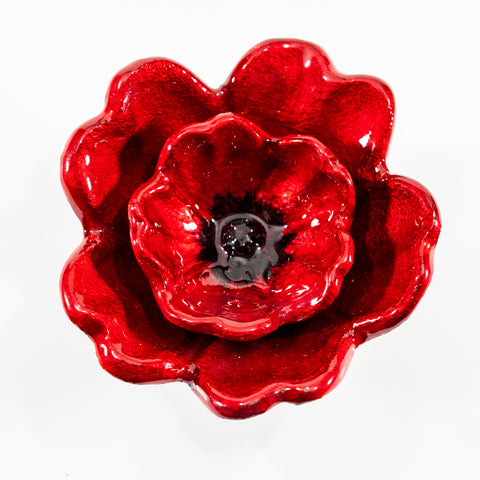 Red Poppy Large 10 cm (Trade min 4 / Retail min 1)