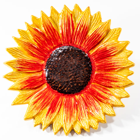 Gold & Red Sunflower 20 cm (Trade min 4 / Retail min 1)