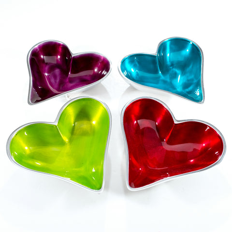 Lime Heart Dish Small (Trade min 4 / Retail min 1)