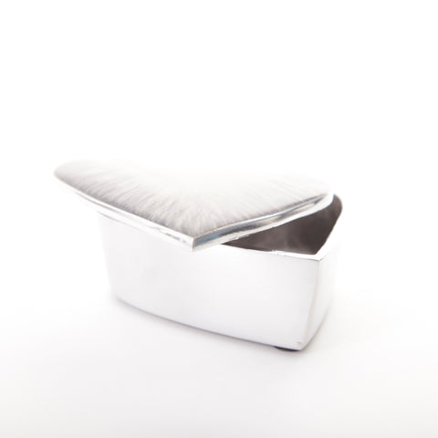 Brushed Silver Heart Trinket Box (Trade min 4 / Retail min 1)