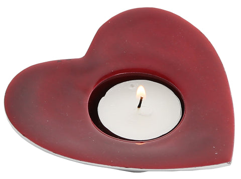 Red Heart T-Light Holder (Trade min 4 / Retail min 1)