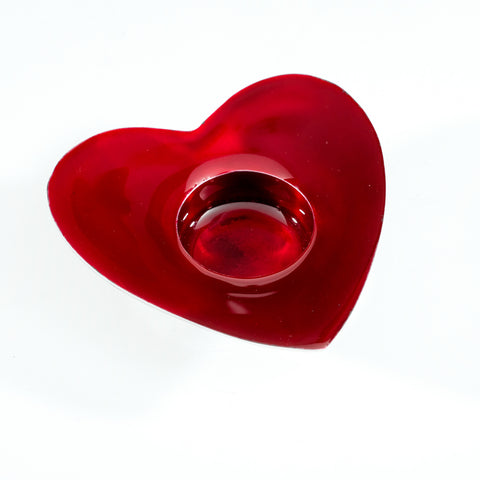 Red Heart T-Light Holder (Trade min 4 / Retail min 1)