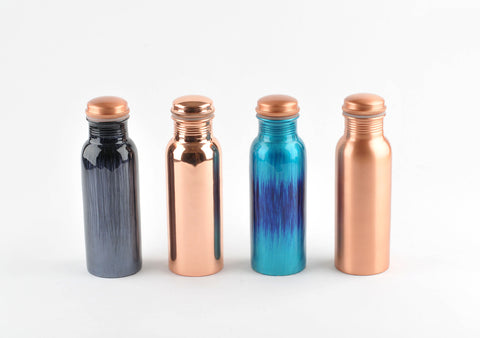 Brushed Black Copper Water Bottle 750ml (Trade min 4 / Retail min 1)