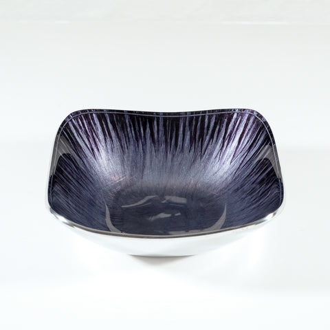 Brushed Black Square Bowl Small (Trade min 4 / Retail min 1)