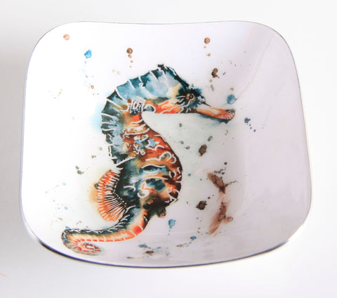 Seahorse Square Bowl (Trade min 4 / Retail min 1)