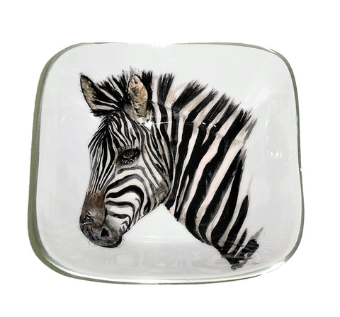 Zebra Square Bowl (Trade min 4 / Retail min 1) (SPECIAL OFFER)