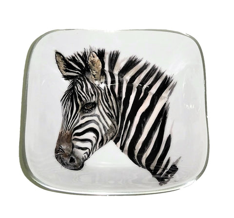 Zebra Square Bowl (Trade min 4 / Retail min 1)