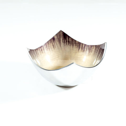 Brushed Silver Square Dish (Trade min 4 / Retail min 1)