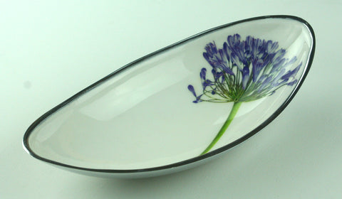 Agapanthus Boat Bowl  (Trade min 4 / Retail min 1)