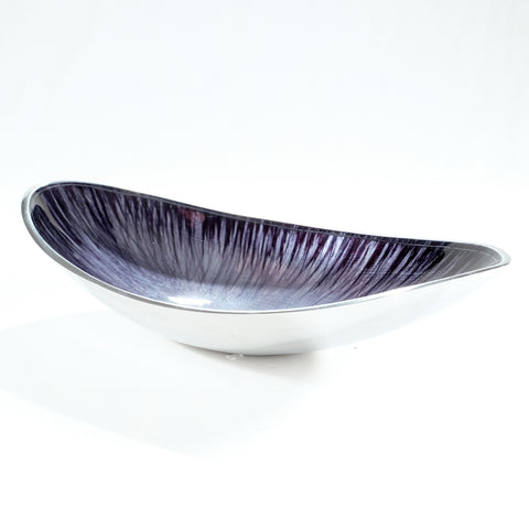 Brushed Black Boat Bowl (Trade min 4 / Retail min 1)