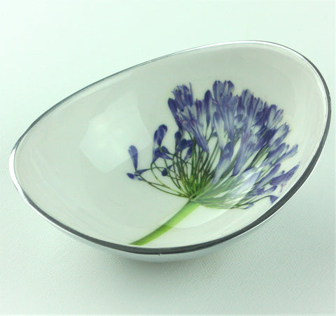 Agapanthus Oval Bowl Small  (Trade min 4 / Retail min 1)