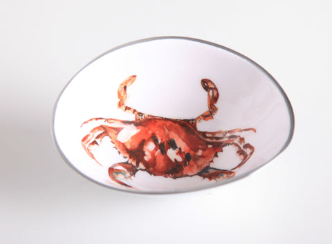 Crab Oval Bowl Small (Trade min 4 / Retail min 1)
