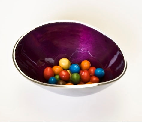 Purple Oval Bowl Small (Trade min 4 / Retail min 1)