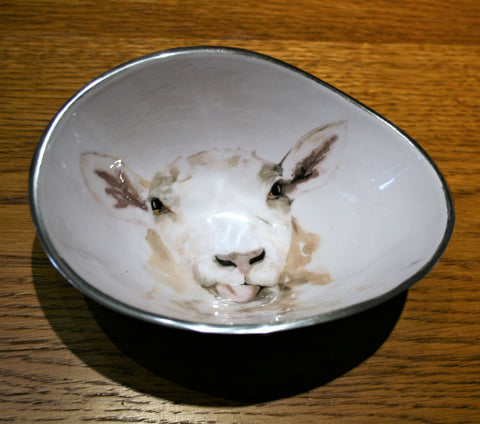 Sheep Oval Bowl Small (Trade min 4 / Retail min 1)