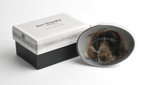 Springer Spaniel Oval Bowl Small (Trade min 4 / Retail min 1) (SPECIAL OFFER)