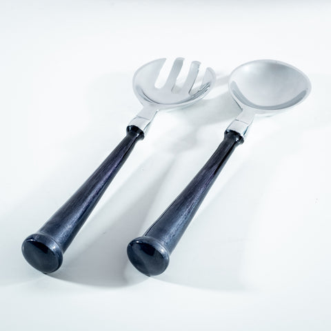 Brushed Black Salad Servers (Trade min 4 / Retail min 1)