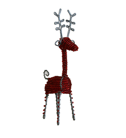 Beaded Reindeer Small 10 cm (trade min 6)