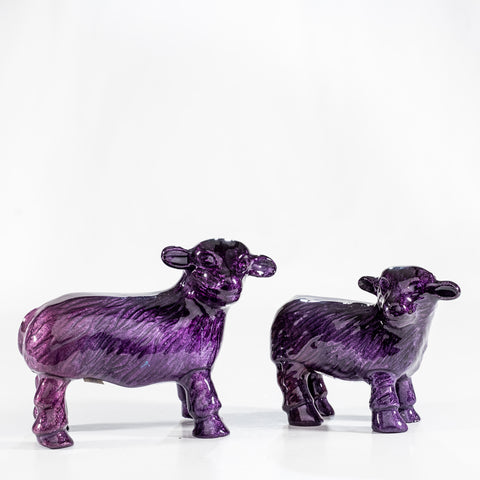 Brushed Purple Sheep Large 10 cm (Trade min 4 / Retail min 1) (SPECIAL OFFER)