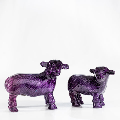 Brushed Purple Sheep Large 10 cm (Trade min 4 / Retail min 1)